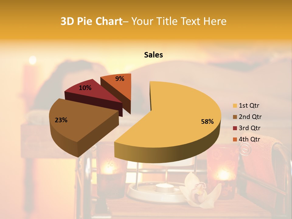 Body Female Massaging PowerPoint Template