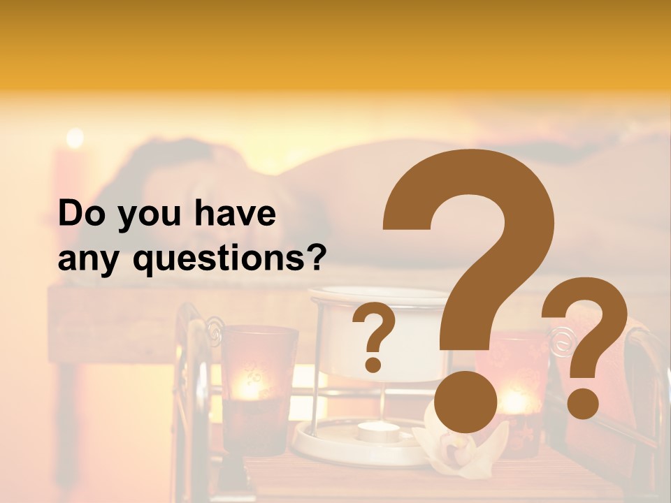 Body Female Massaging PowerPoint Template