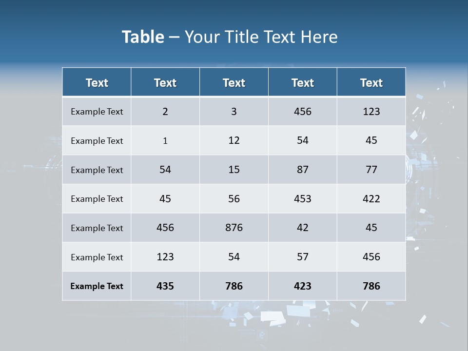 A Woman's Head Is Shown With A Futuristic Background PowerPoint Template
