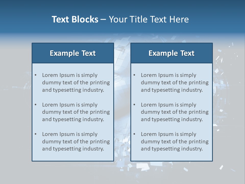 A Woman's Head Is Shown With A Futuristic Background PowerPoint Template