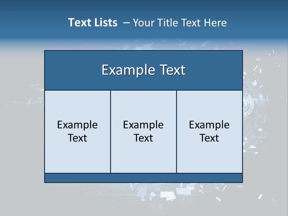 A Woman's Head Is Shown With A Futuristic Background PowerPoint Template