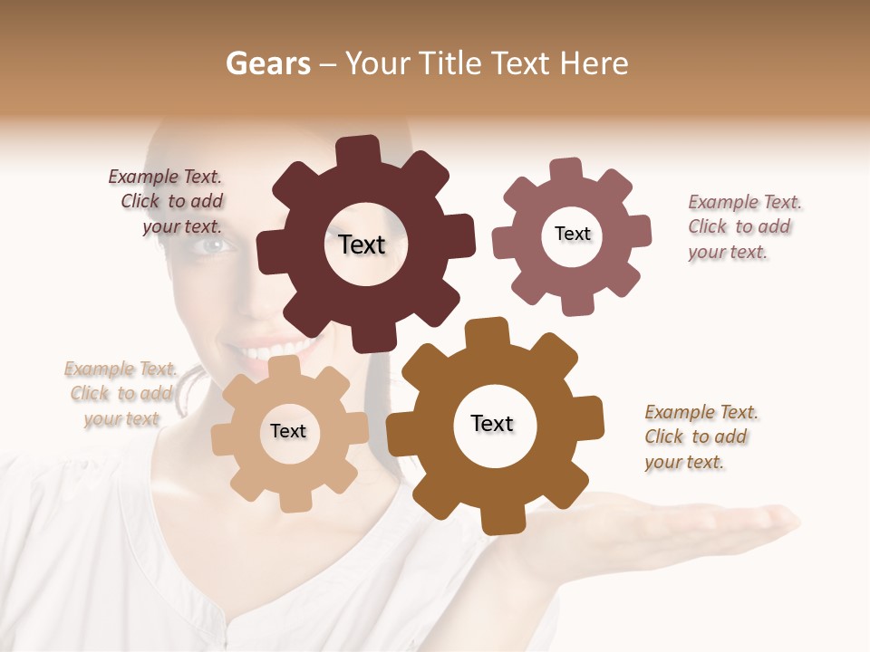 Present Sign Showing PowerPoint Template