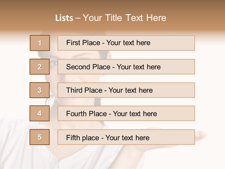 Present Sign Showing PowerPoint Template