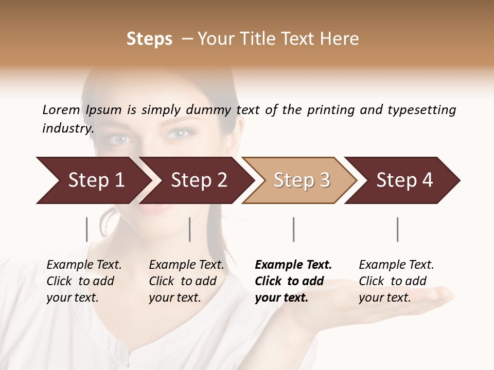 Present Sign Showing PowerPoint Template