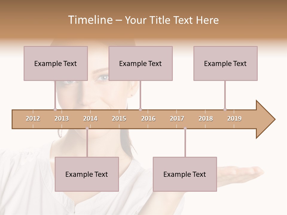Present Sign Showing PowerPoint Template