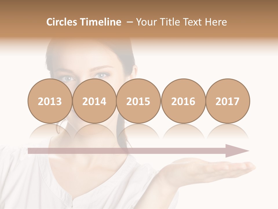 Present Sign Showing PowerPoint Template