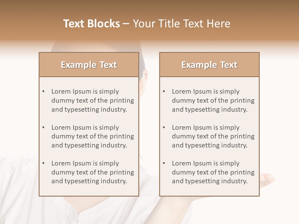 Present Sign Showing PowerPoint Template