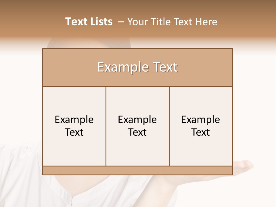 Present Sign Showing PowerPoint Template