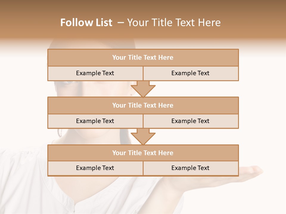 Present Sign Showing PowerPoint Template