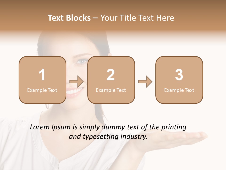 Present Sign Showing PowerPoint Template