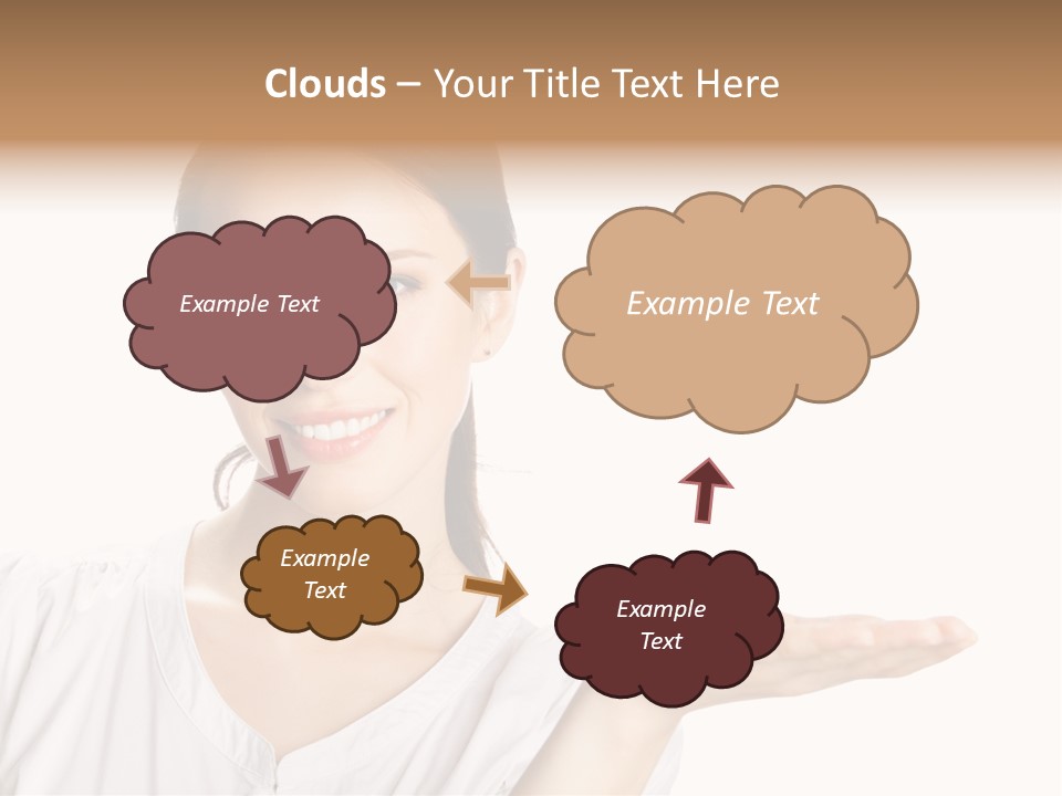 Present Sign Showing PowerPoint Template