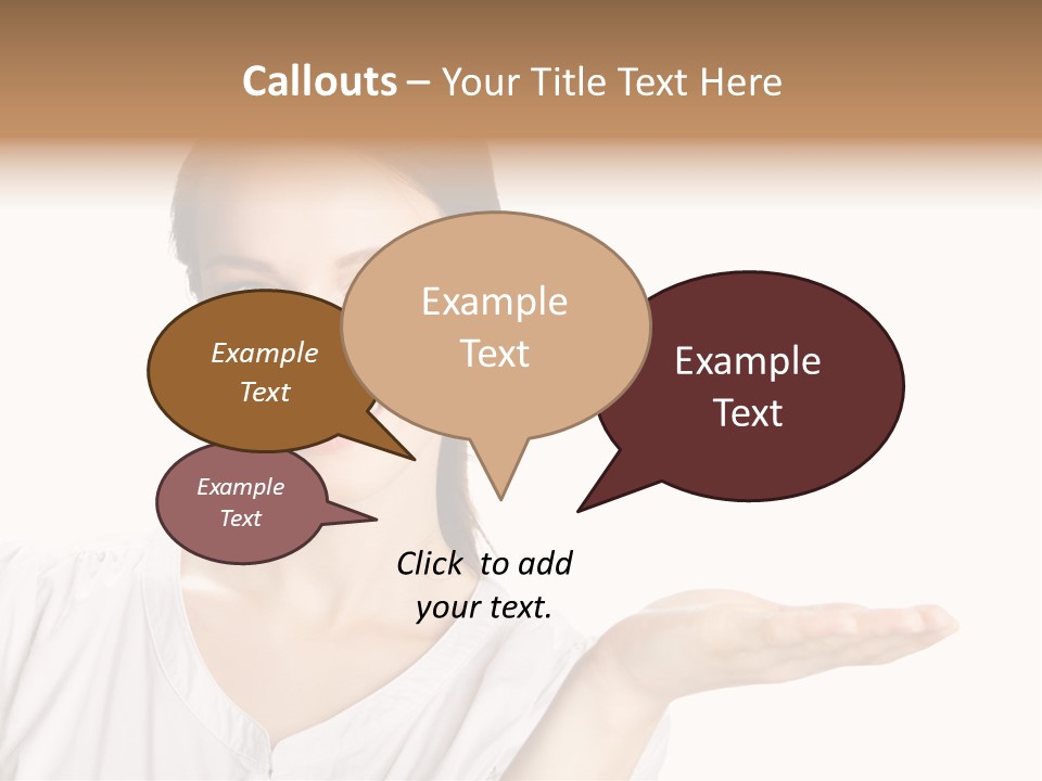 Present Sign Showing PowerPoint Template