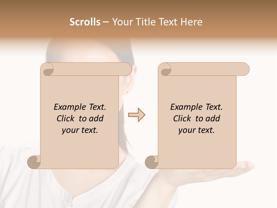 Present Sign Showing PowerPoint Template
