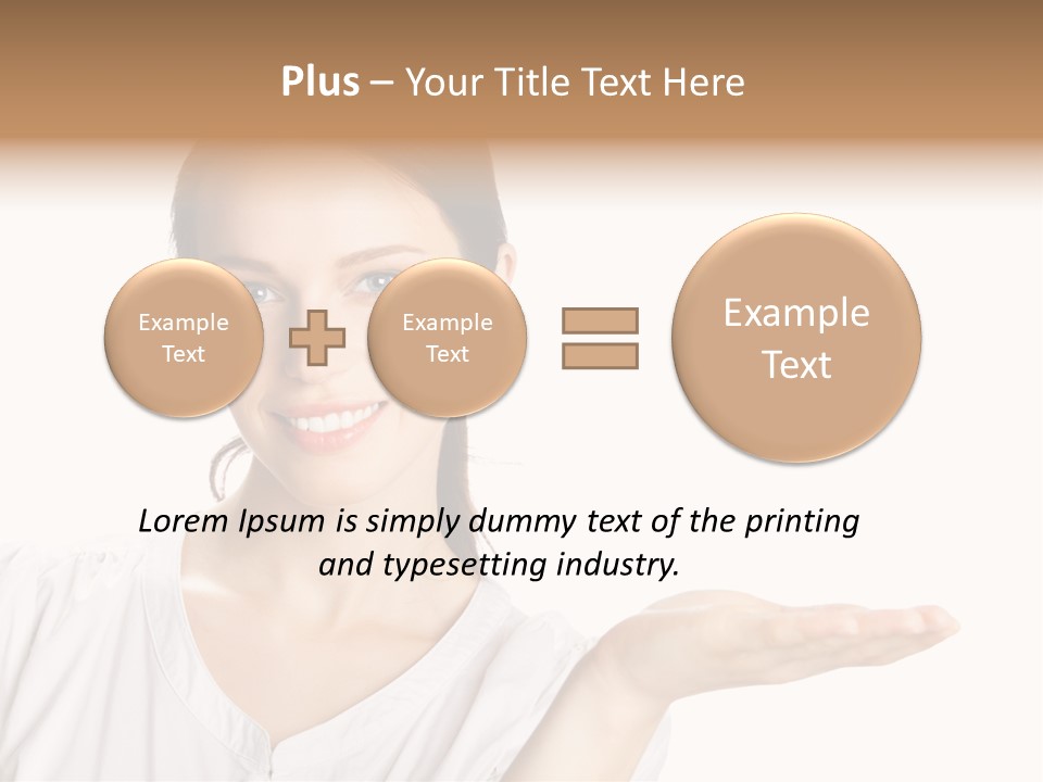 Present Sign Showing PowerPoint Template