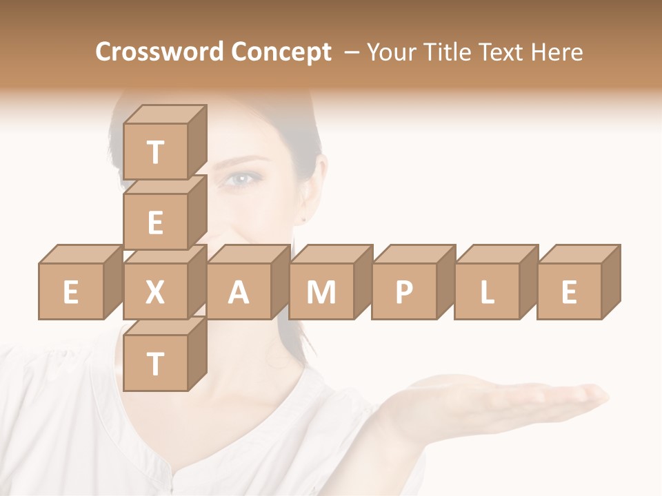 Present Sign Showing PowerPoint Template