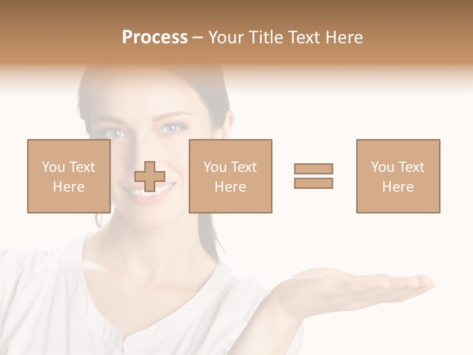 Present Sign Showing PowerPoint Template