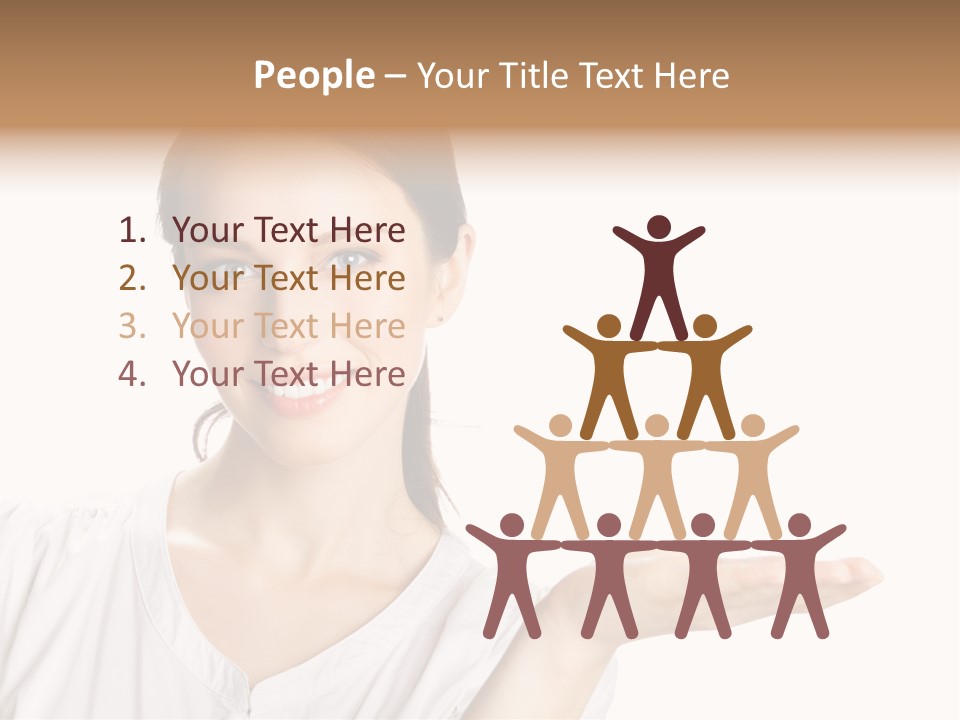 Present Sign Showing PowerPoint Template