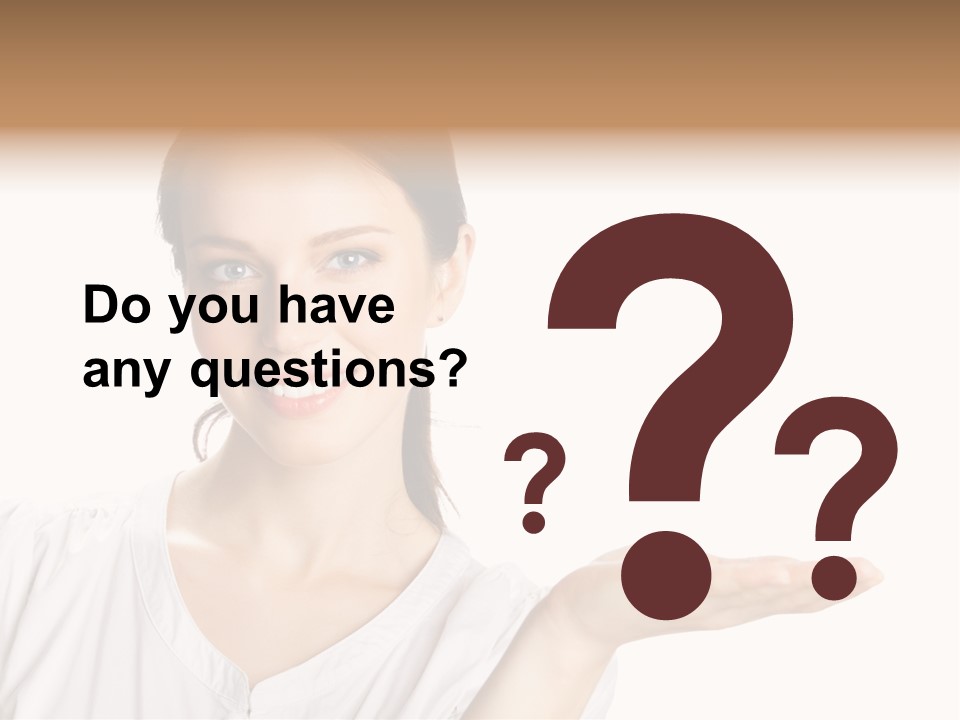 Present Sign Showing PowerPoint Template