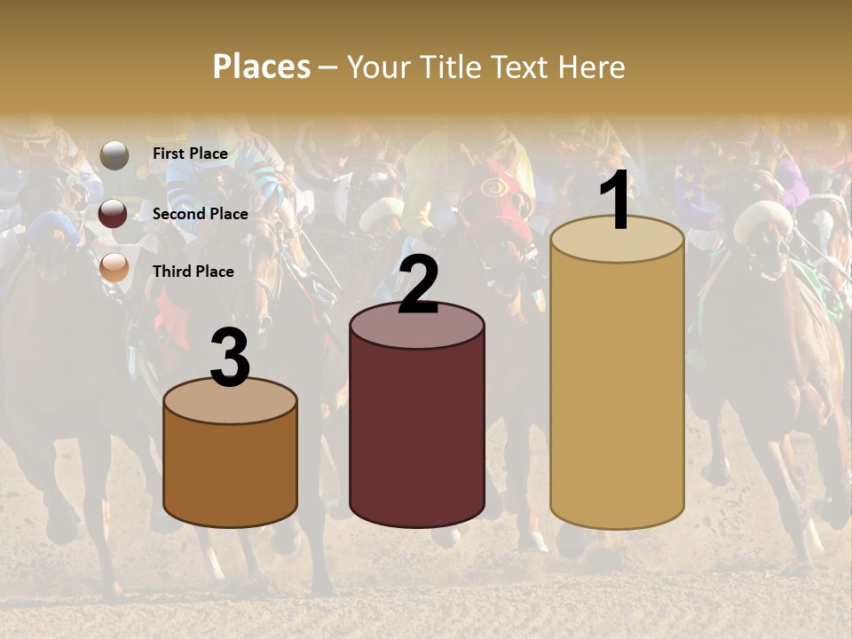 Compete Joel Racecourse PowerPoint Template