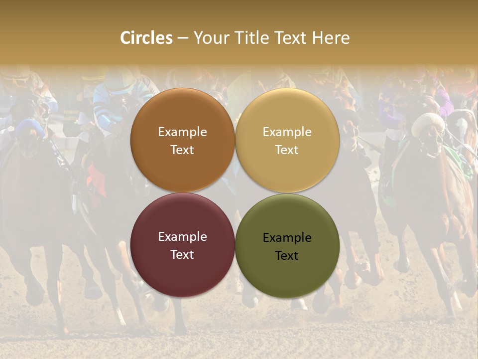 Compete Joel Racecourse PowerPoint Template