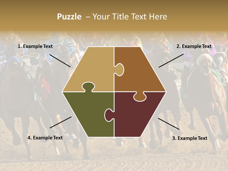 Compete Joel Racecourse PowerPoint Template