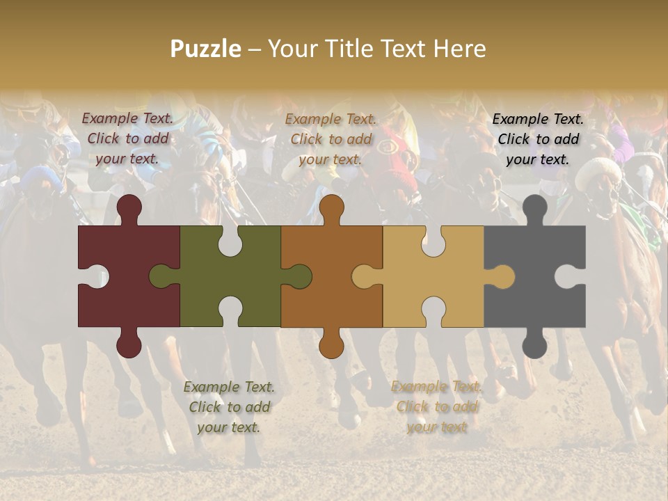 Compete Joel Racecourse PowerPoint Template