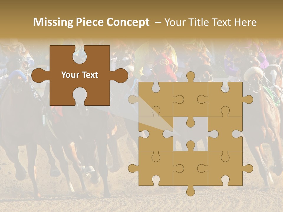 Compete Joel Racecourse PowerPoint Template