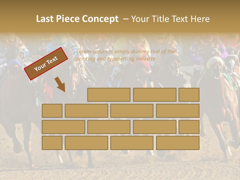 Compete Joel Racecourse PowerPoint Template
