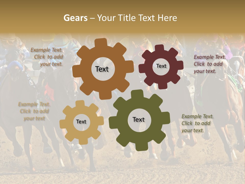 Compete Joel Racecourse PowerPoint Template