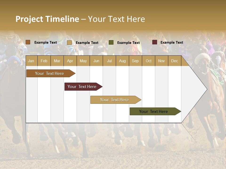 Compete Joel Racecourse PowerPoint Template