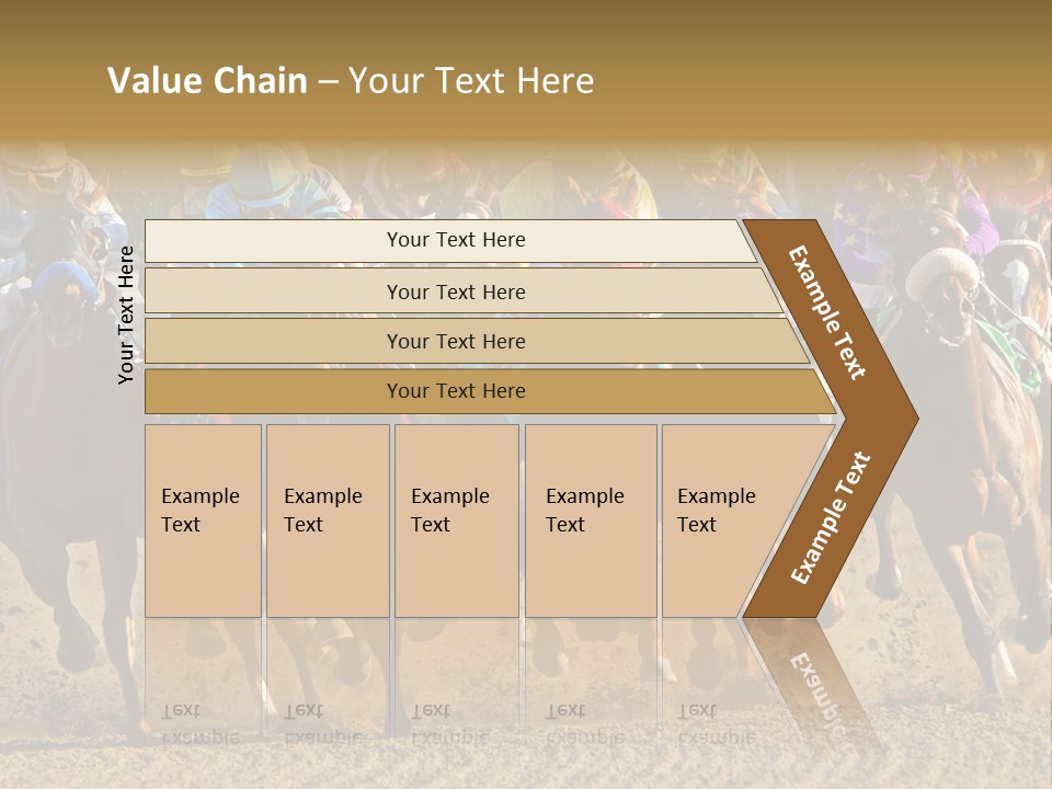 Compete Joel Racecourse PowerPoint Template