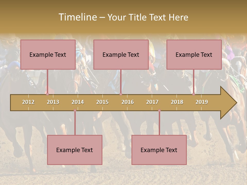 Compete Joel Racecourse PowerPoint Template
