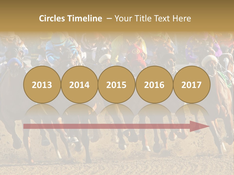 Compete Joel Racecourse PowerPoint Template