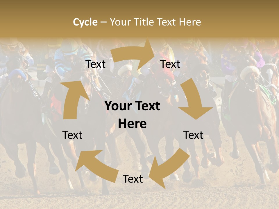 Compete Joel Racecourse PowerPoint Template