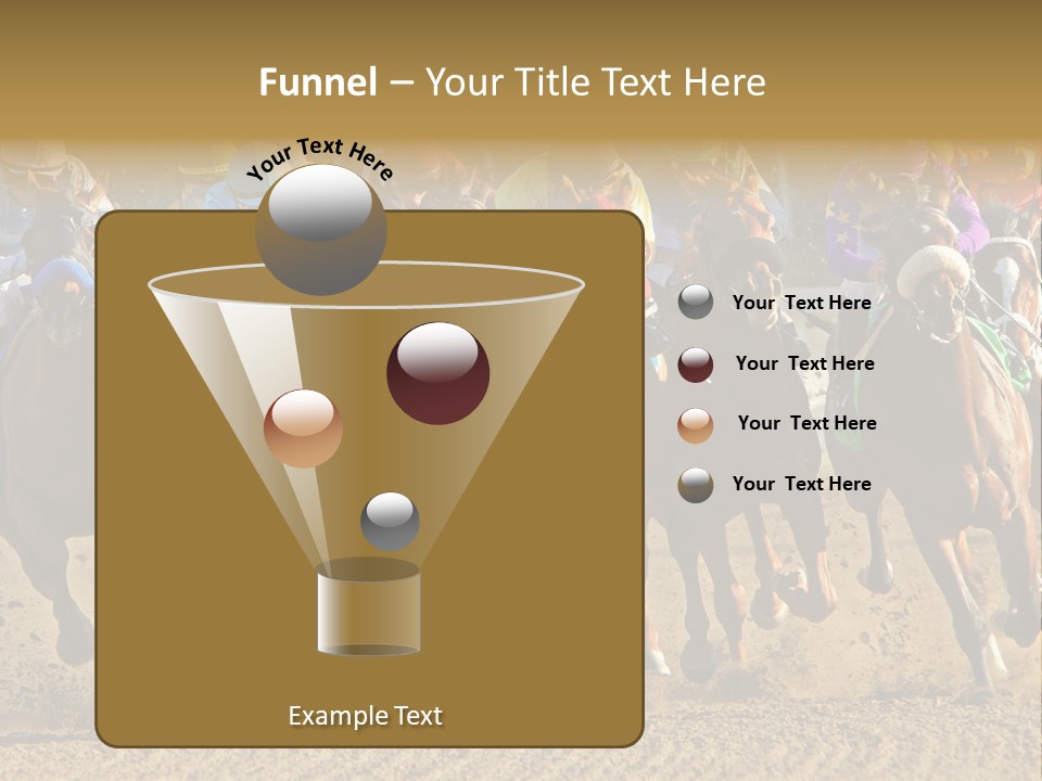 Compete Joel Racecourse PowerPoint Template