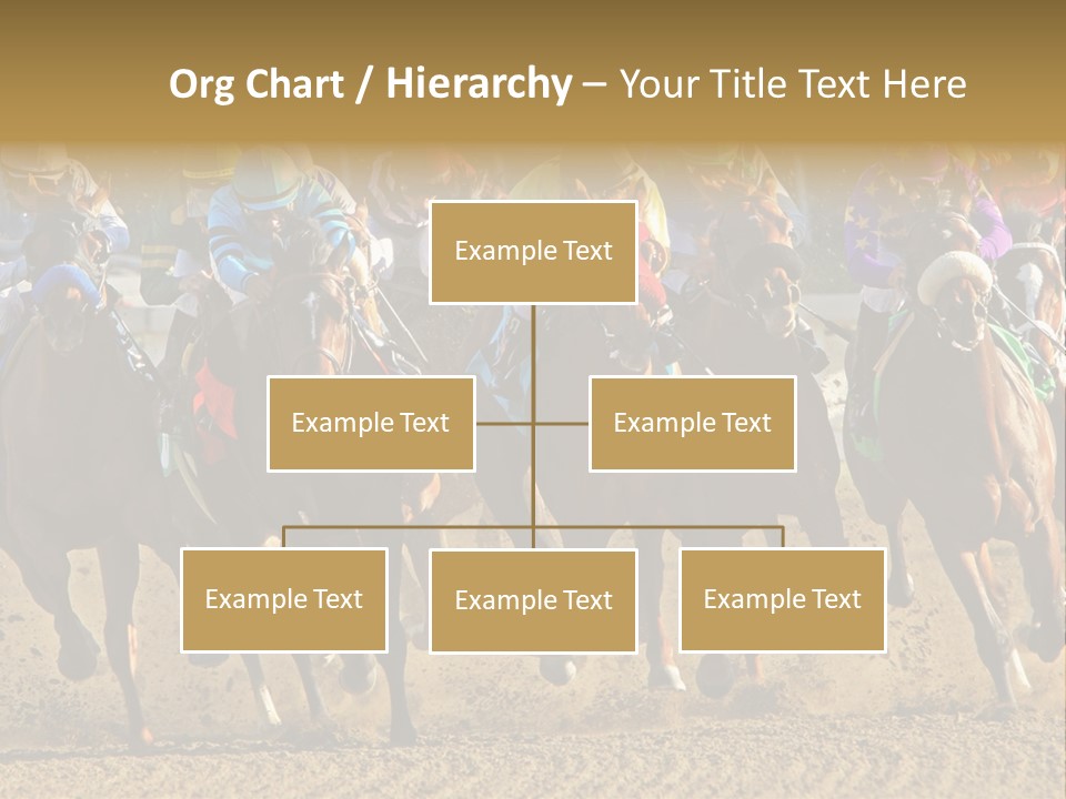 Compete Joel Racecourse PowerPoint Template