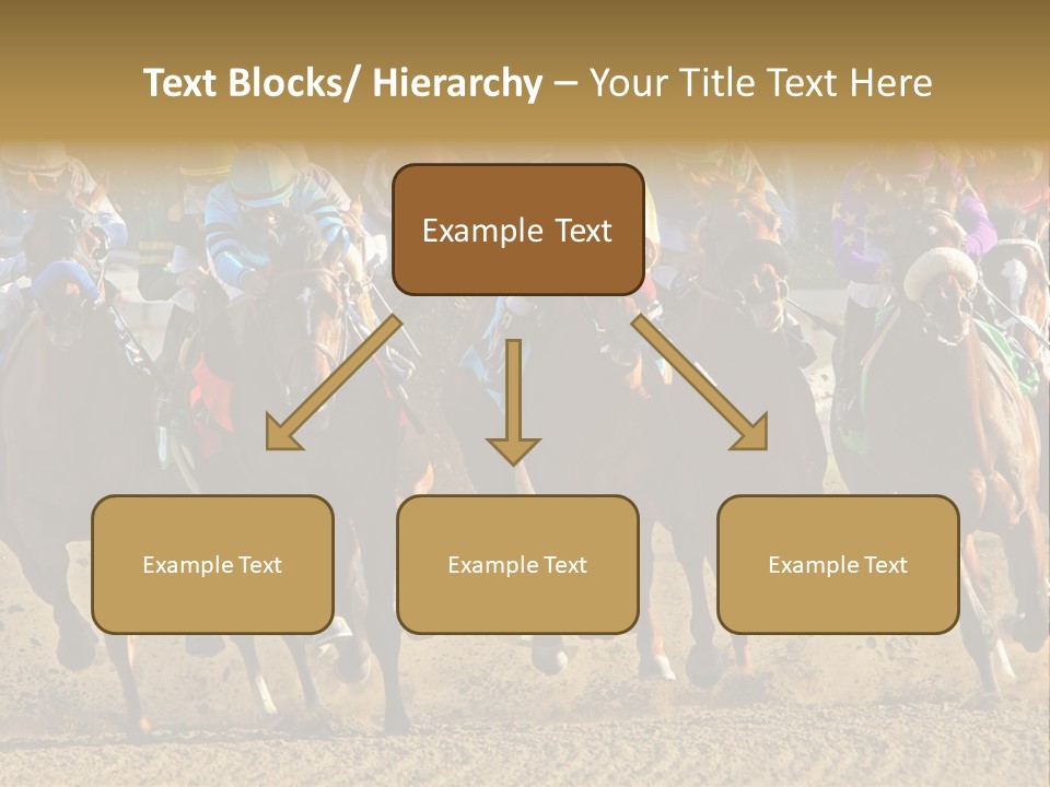Compete Joel Racecourse PowerPoint Template