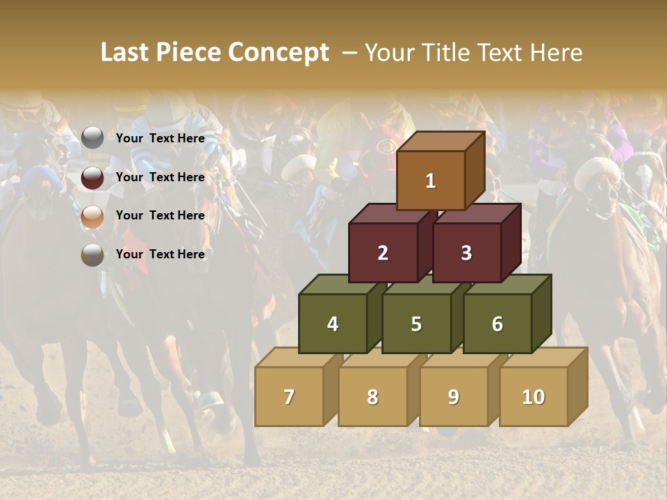 Compete Joel Racecourse PowerPoint Template