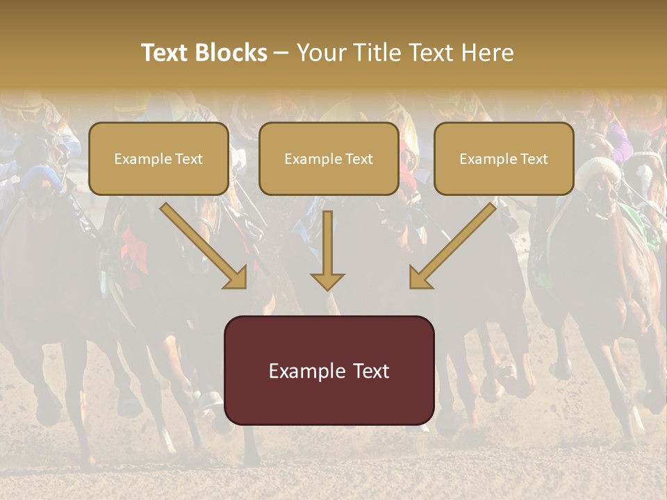Compete Joel Racecourse PowerPoint Template