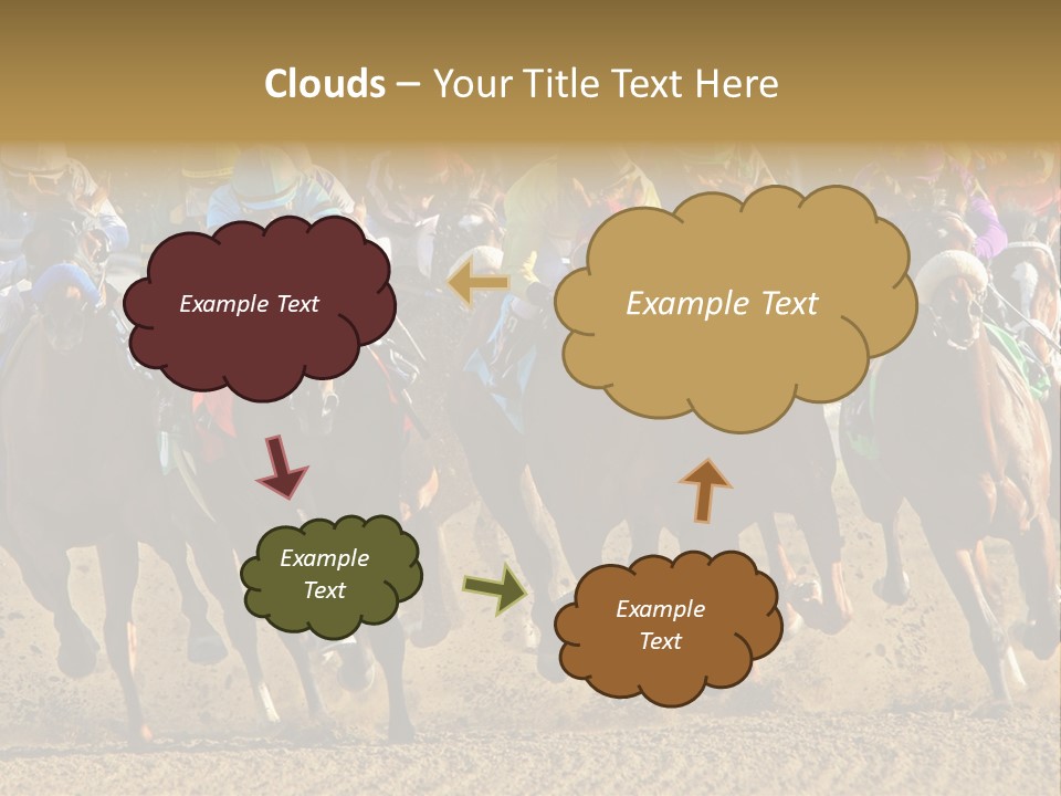 Compete Joel Racecourse PowerPoint Template