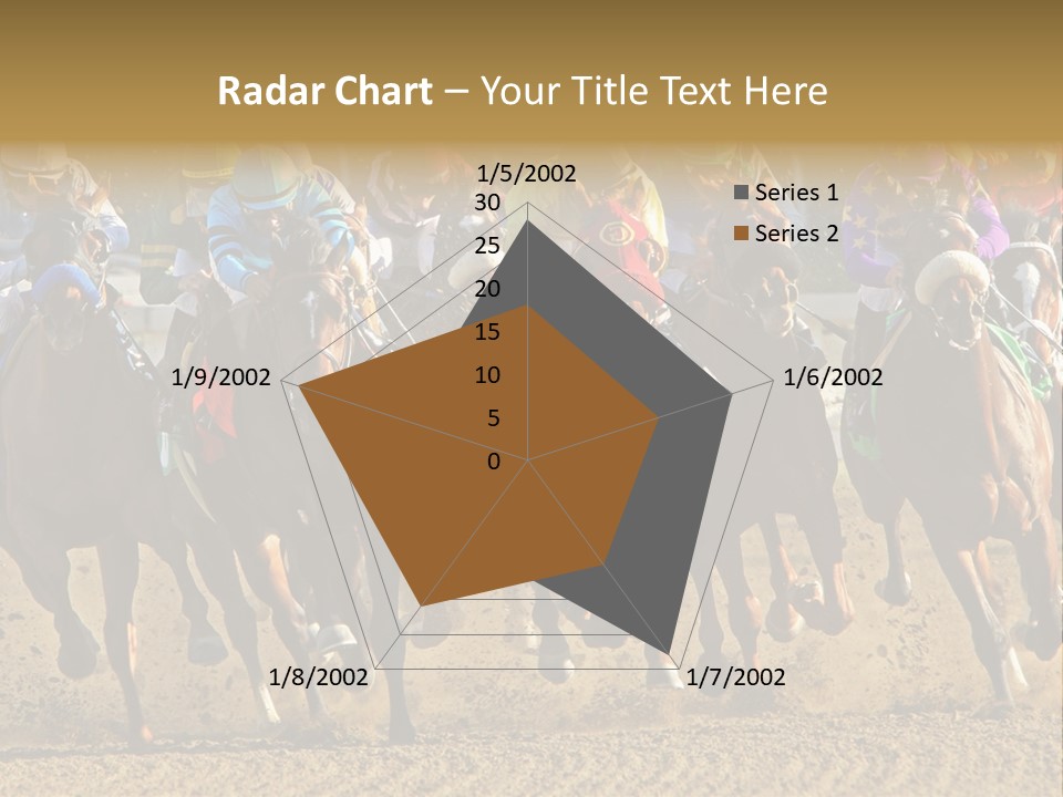 Compete Joel Racecourse PowerPoint Template