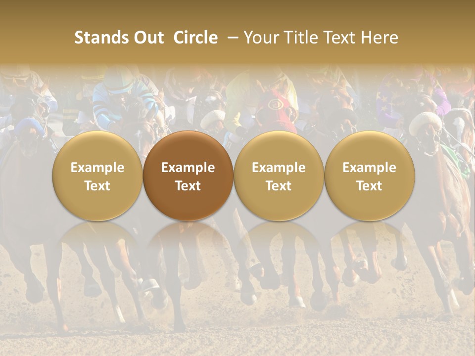Compete Joel Racecourse PowerPoint Template