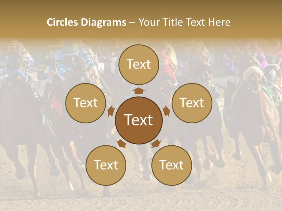 Compete Joel Racecourse PowerPoint Template