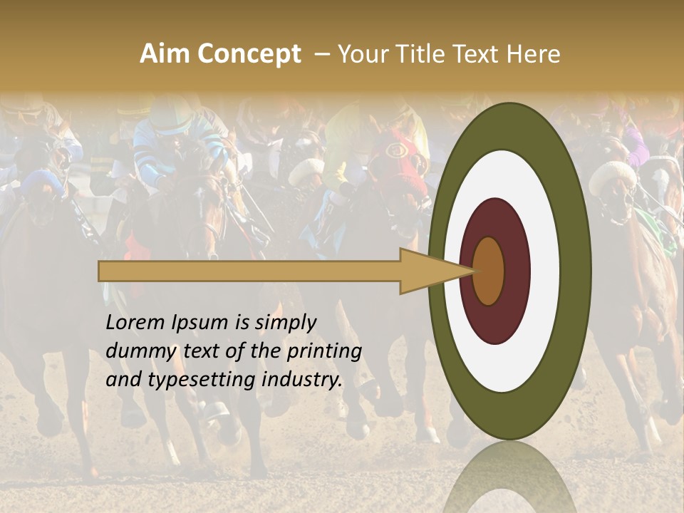 Compete Joel Racecourse PowerPoint Template
