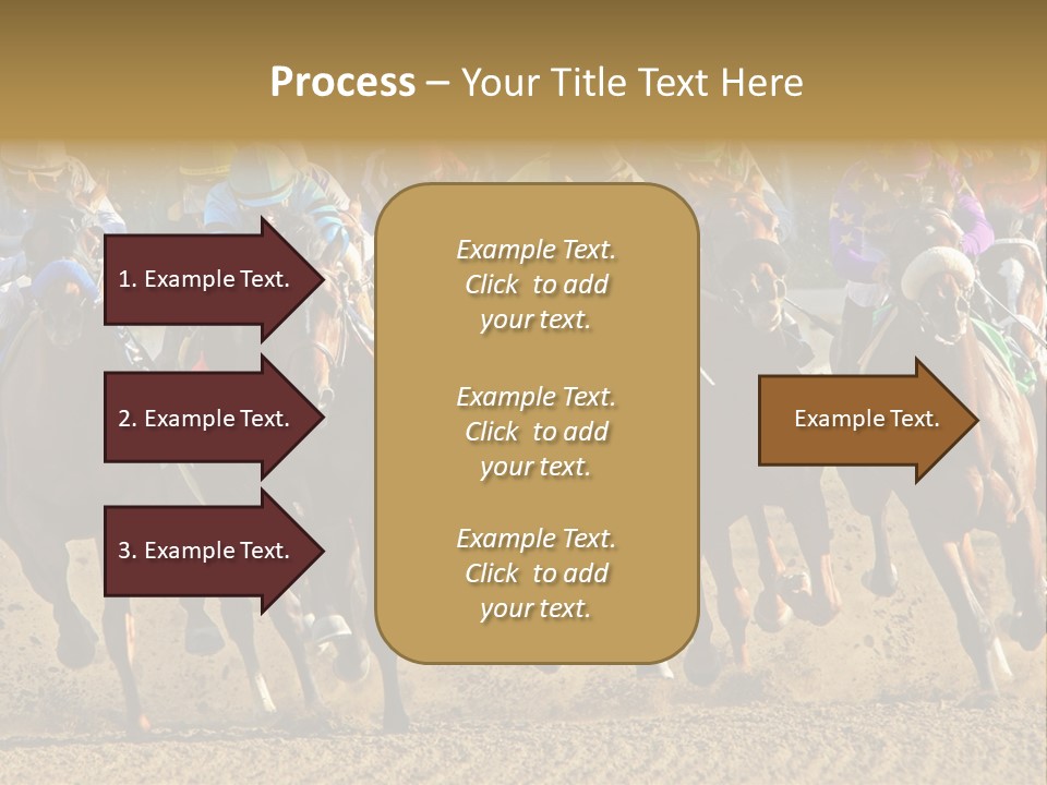 Compete Joel Racecourse PowerPoint Template