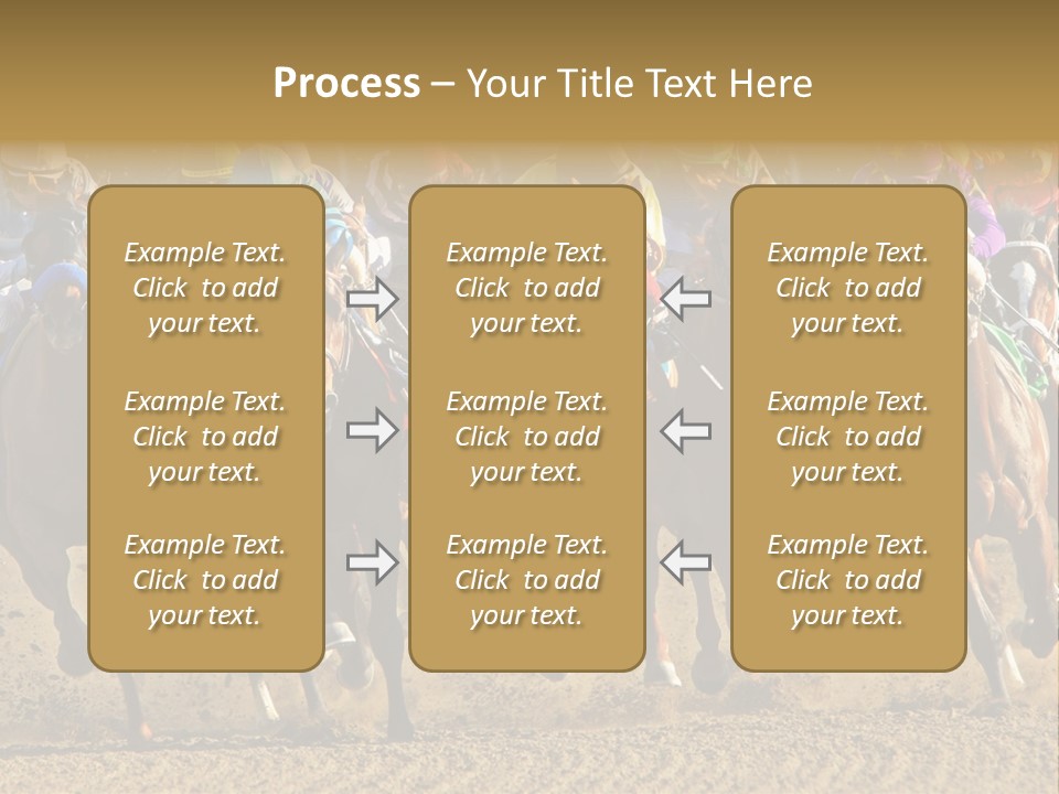 Compete Joel Racecourse PowerPoint Template