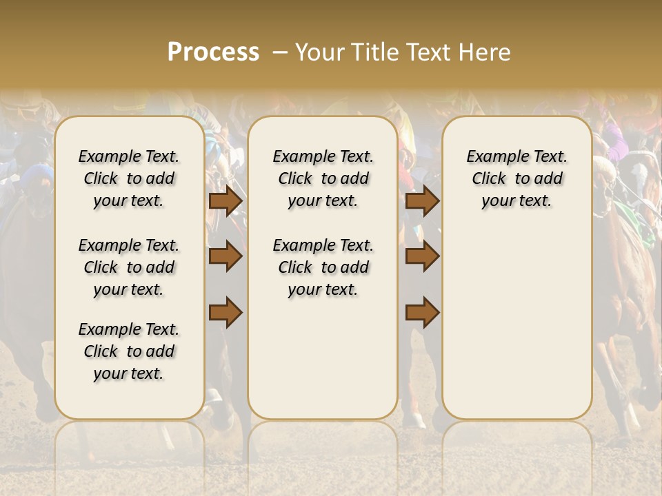 Compete Joel Racecourse PowerPoint Template