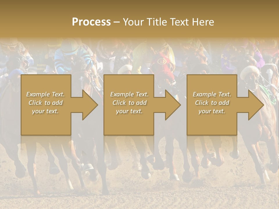 Compete Joel Racecourse PowerPoint Template