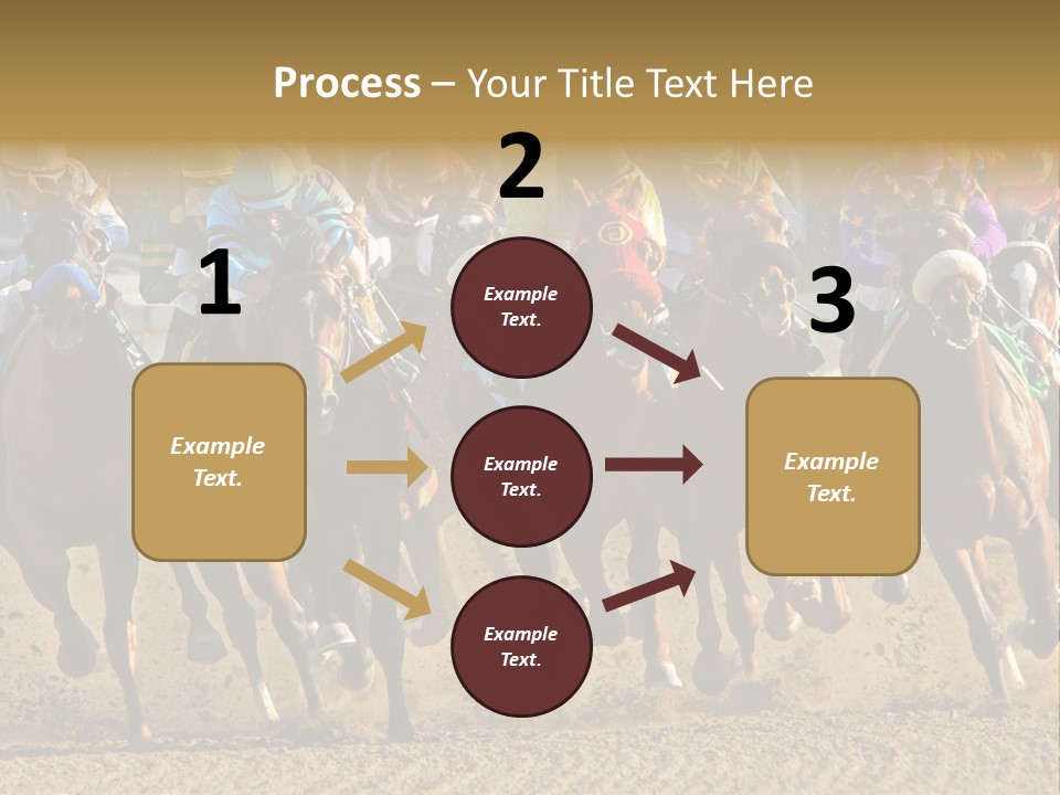 Compete Joel Racecourse PowerPoint Template