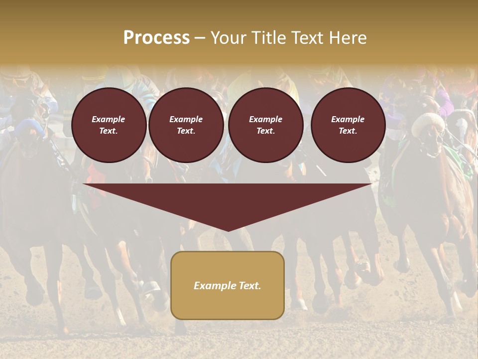 Compete Joel Racecourse PowerPoint Template